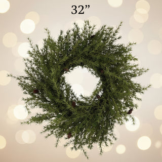 Ming Pine Wreath, 2 Size Options
