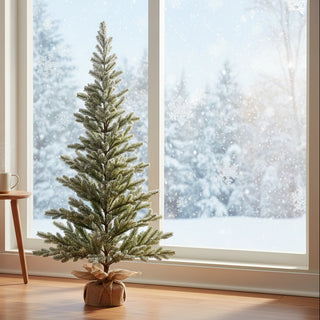 7'H Snow Cascade Pine Tree