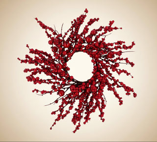 13"D Red Multi Berry Ring