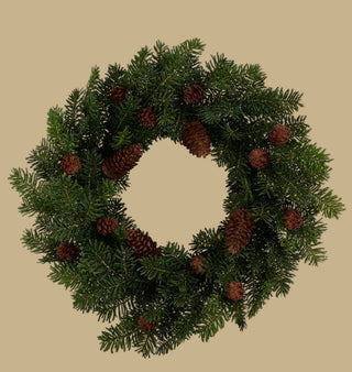 30" Noble Fir & Pinecone Wreath