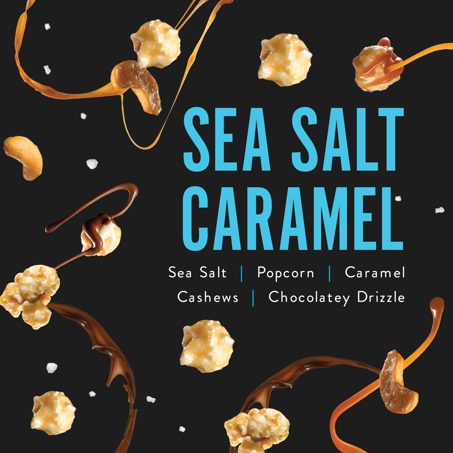 Sea Salt Caramel | Chocolate Popcorn | 5-ounce Bags