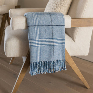 Pre Order Windowpane Plaid Throw