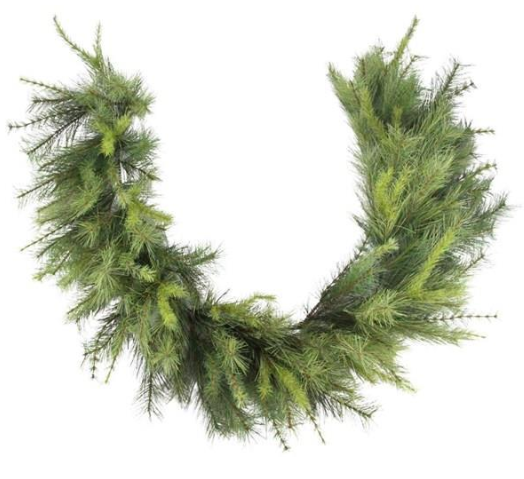 Green Appalachian Pine Garland, Size Options