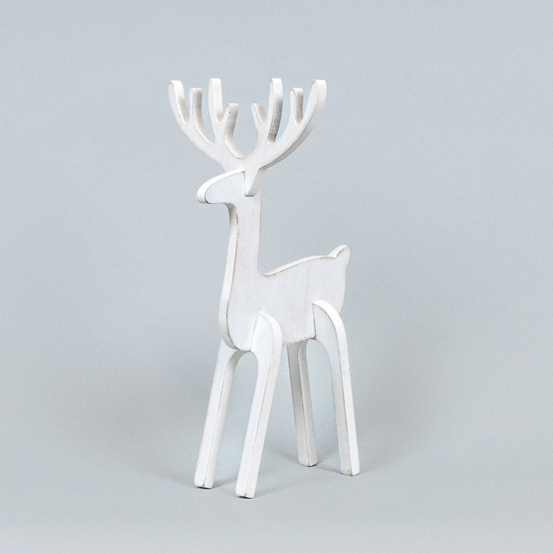 Wooden Reindeer Cutout, Size Options