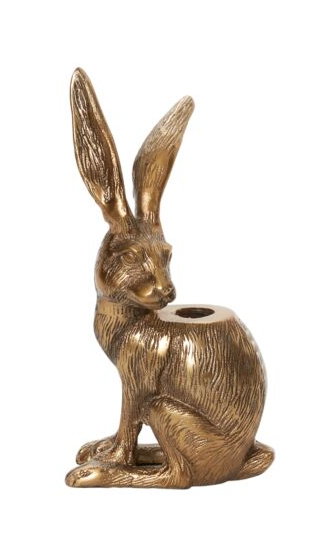 Halcyon Hare Candle Holder, Size Options