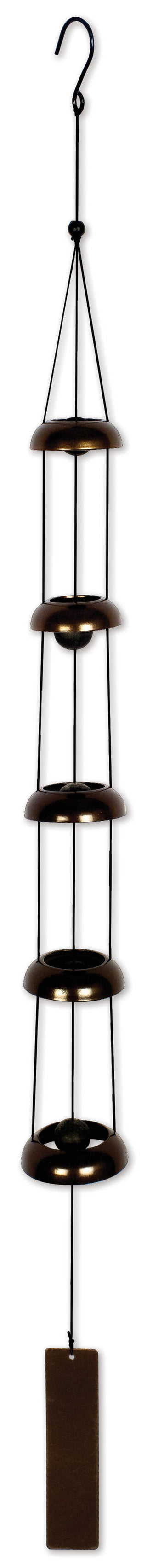 37" Vertical Bell Wind Chime Garden Decor