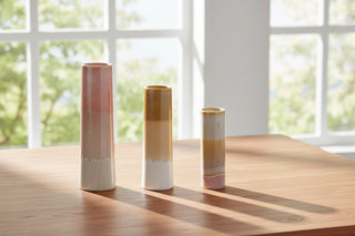 Set of 3 Stoneware Vases