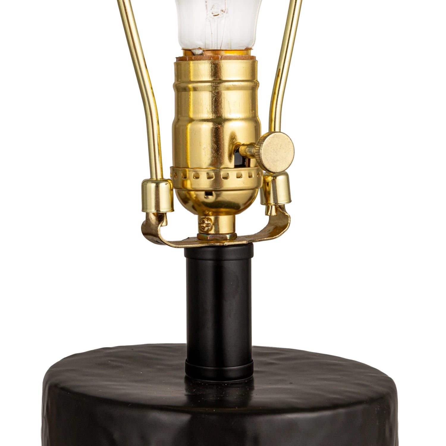 Stoneware Table Lamp with Balls