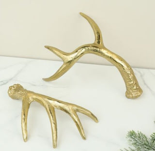 Set of 2 Gold Antlers