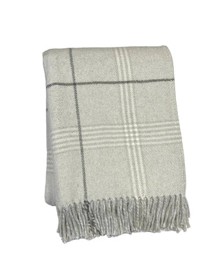 Pre Order Windowpane Plaid Throw