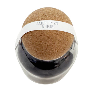 85 pc Incense Cones In Jar: Amethyst & Iris Fragrance