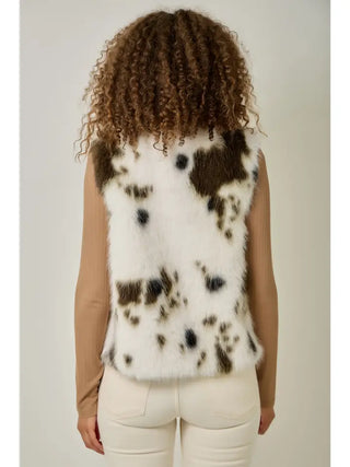 Animal Fur Vest, 2 Color Options