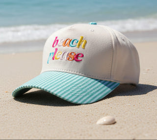 Pre Order "beach please" Vintage Hat