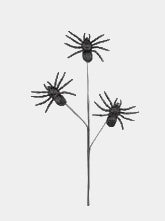 21"L Glitter Spider Spray, 4 Color Options