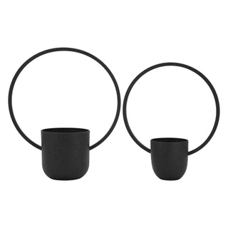 Black Hanging Pot, Size Options