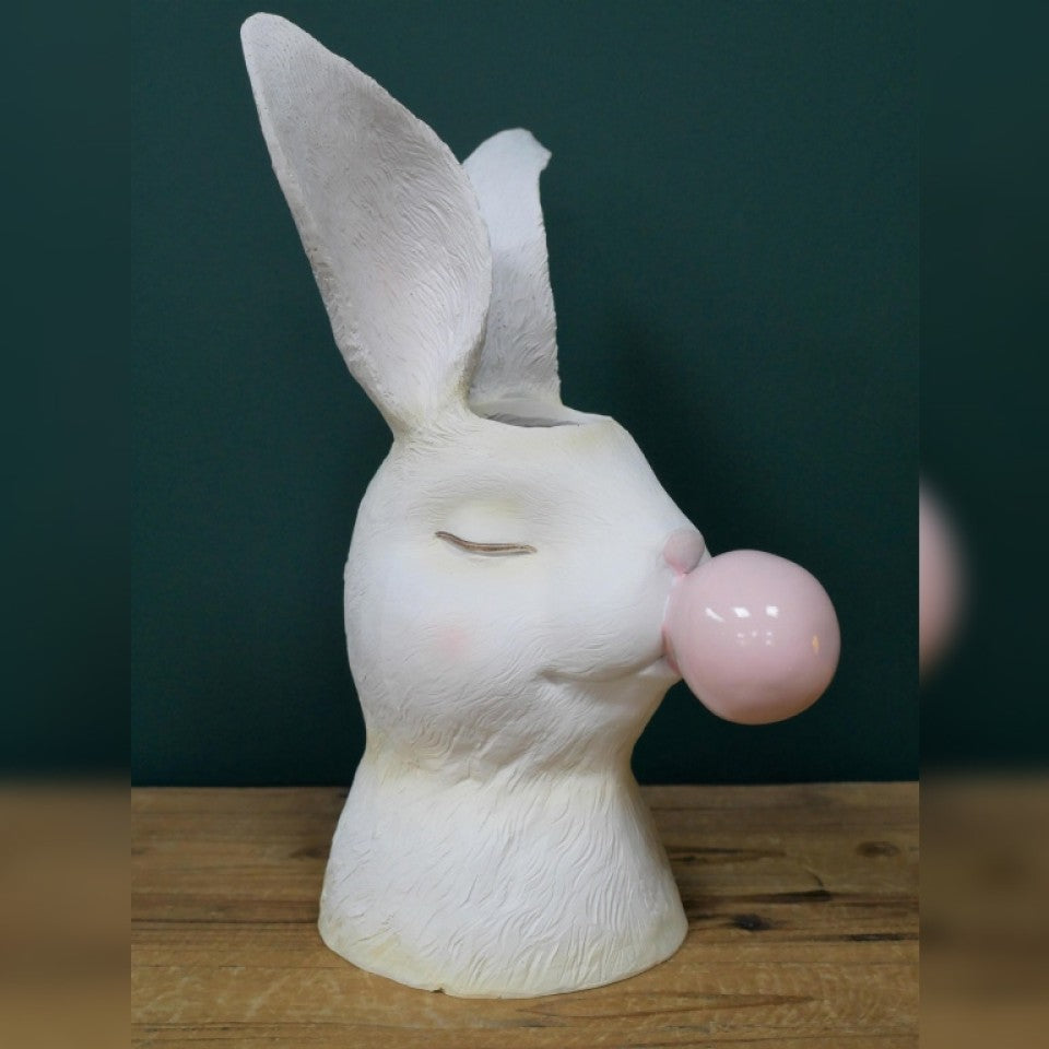 Bunny Blowing Bubble Gum Vase