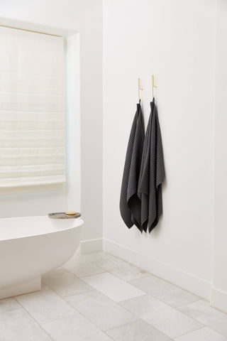 Pre Order Charcoal Waffle Bath Towel
