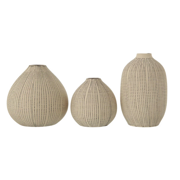 Stoneware Textured Vases, Assorted Styles