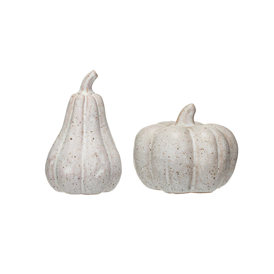 Stoneware Pumpkin, Reactive Glaze, Style Options