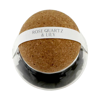 85 pc Incense Cones In Jar: Rose Quartz & Lily Fragrance