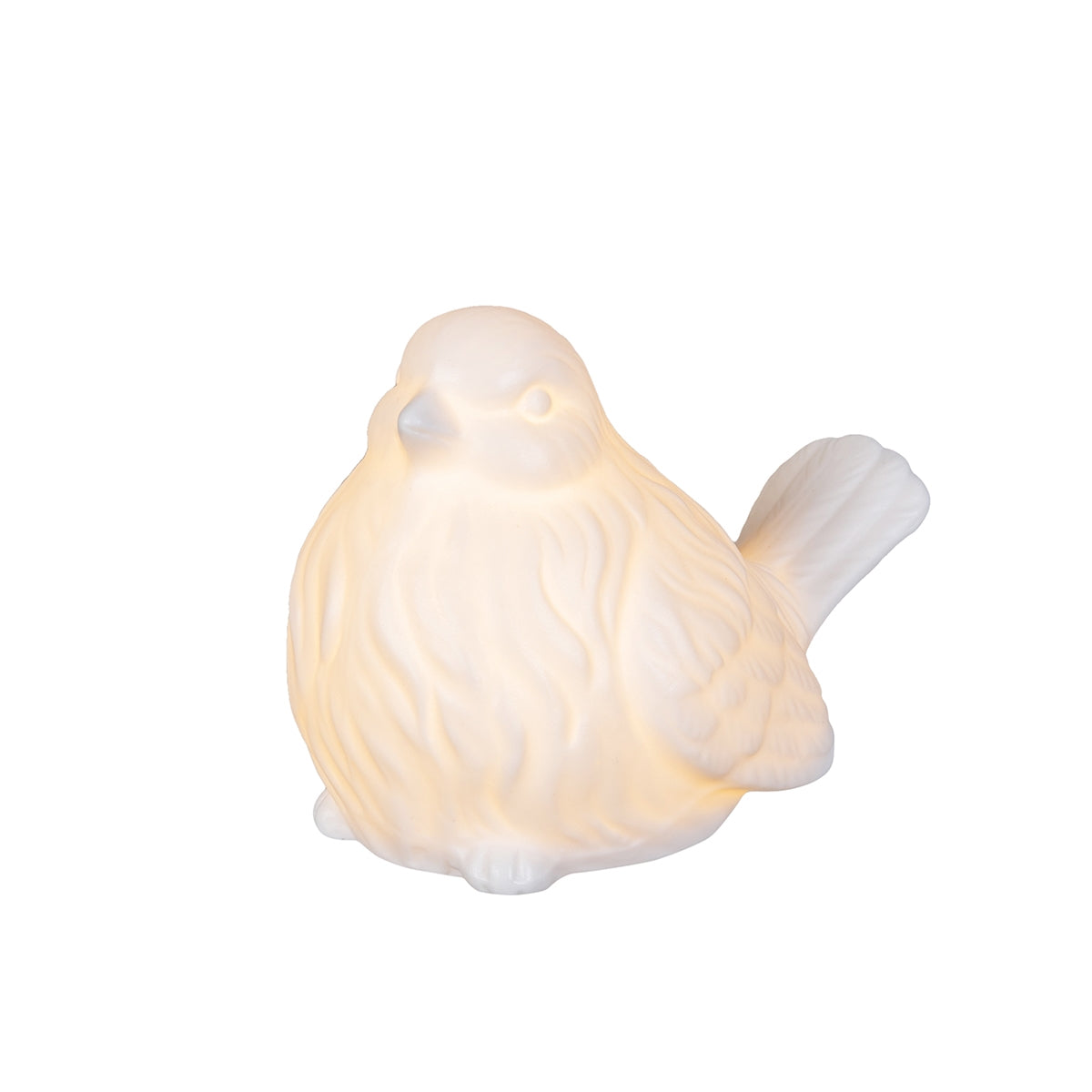 Sitting LED Bird Figurine, Size Options