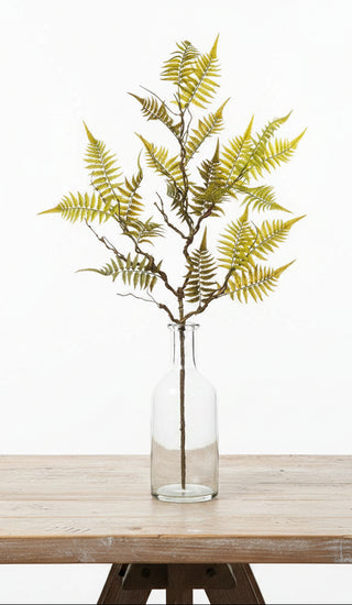 45" Green Woodland Fern Spray