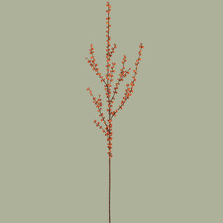 43" Orange Berry Spray