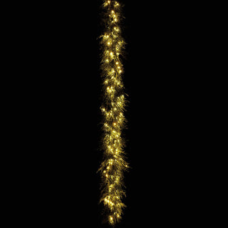 9' 14" Stunning Willow Pine Garland with 200 LED Twinkle Lights