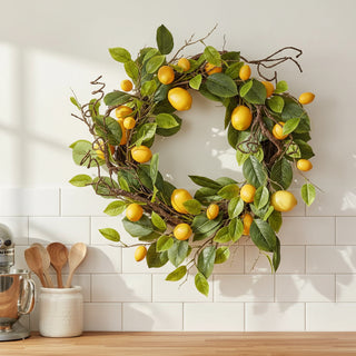 24" Lemon Wreath