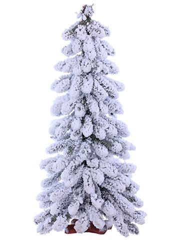 3ft Flocked Alpine Tree