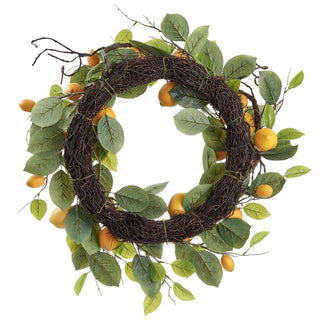 24" Lemon Wreath