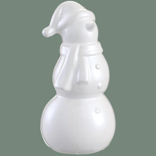 8" CERAMIC SNOWMAN DECOR