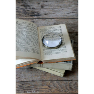 3" Round Paperweight/Magnifying Glass