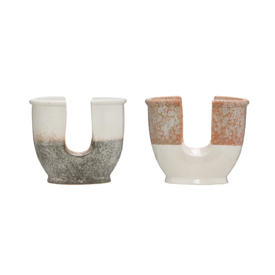 Stoneware Sponge Holder with Glaze, Color Options