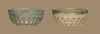 Stoneware Berry Bowl with Glaze , 2 Color Options