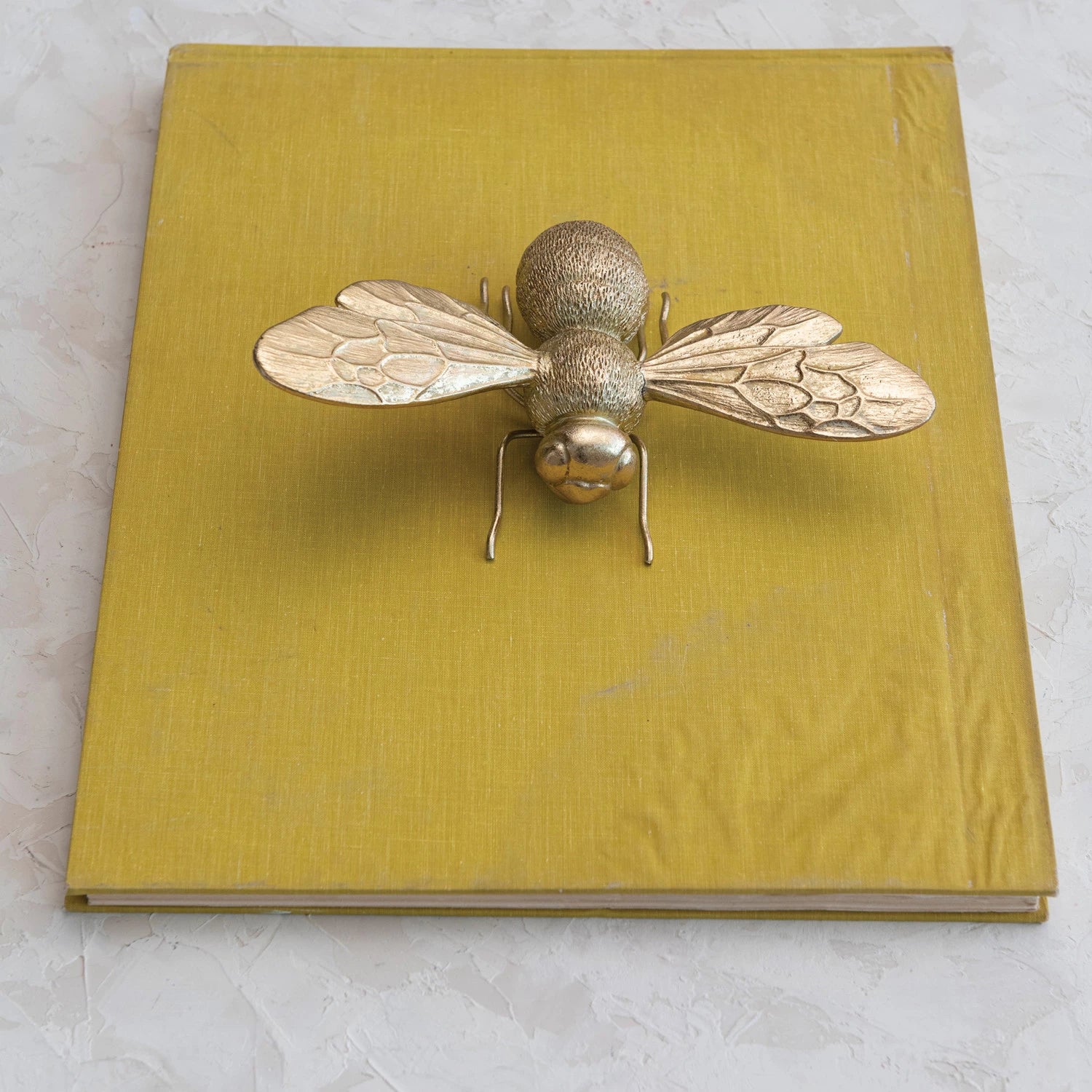 Resin Bee, Gold Finish