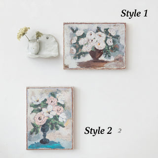 Botanical Flower Canvas , 2 Style Options