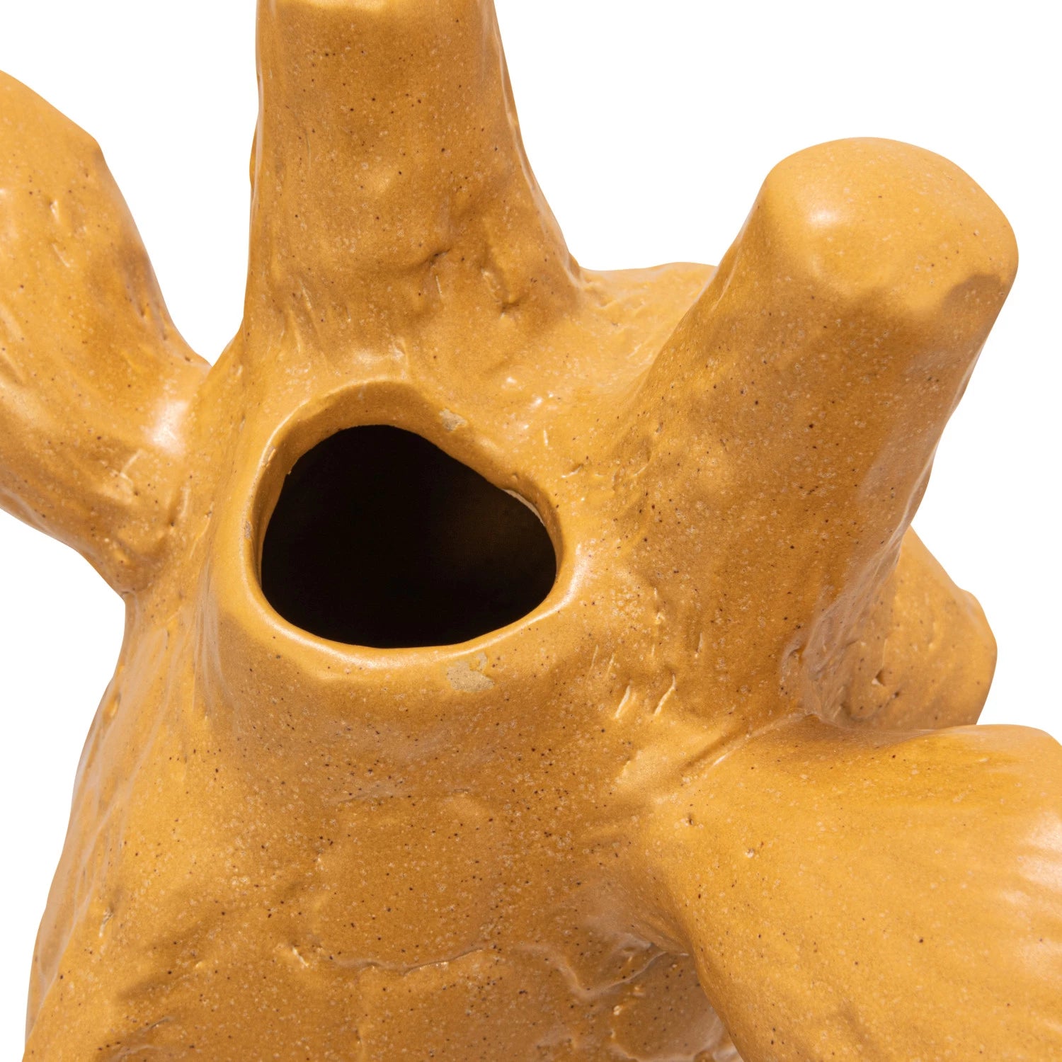 Stoneware Giraffe Head Vase