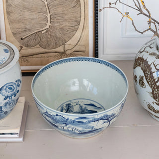 Hand-Painted Porcelain Vintage Reproduction Planter