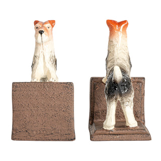 Pre Order Set of 2 Cast Iron Jack Russell Bookends