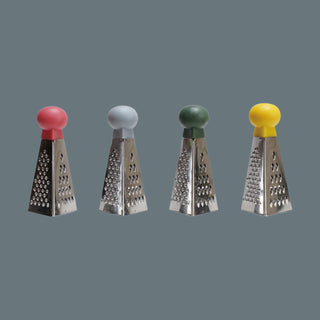 Stainless Steel Mini 3-Sided Grater, 4 Color Options