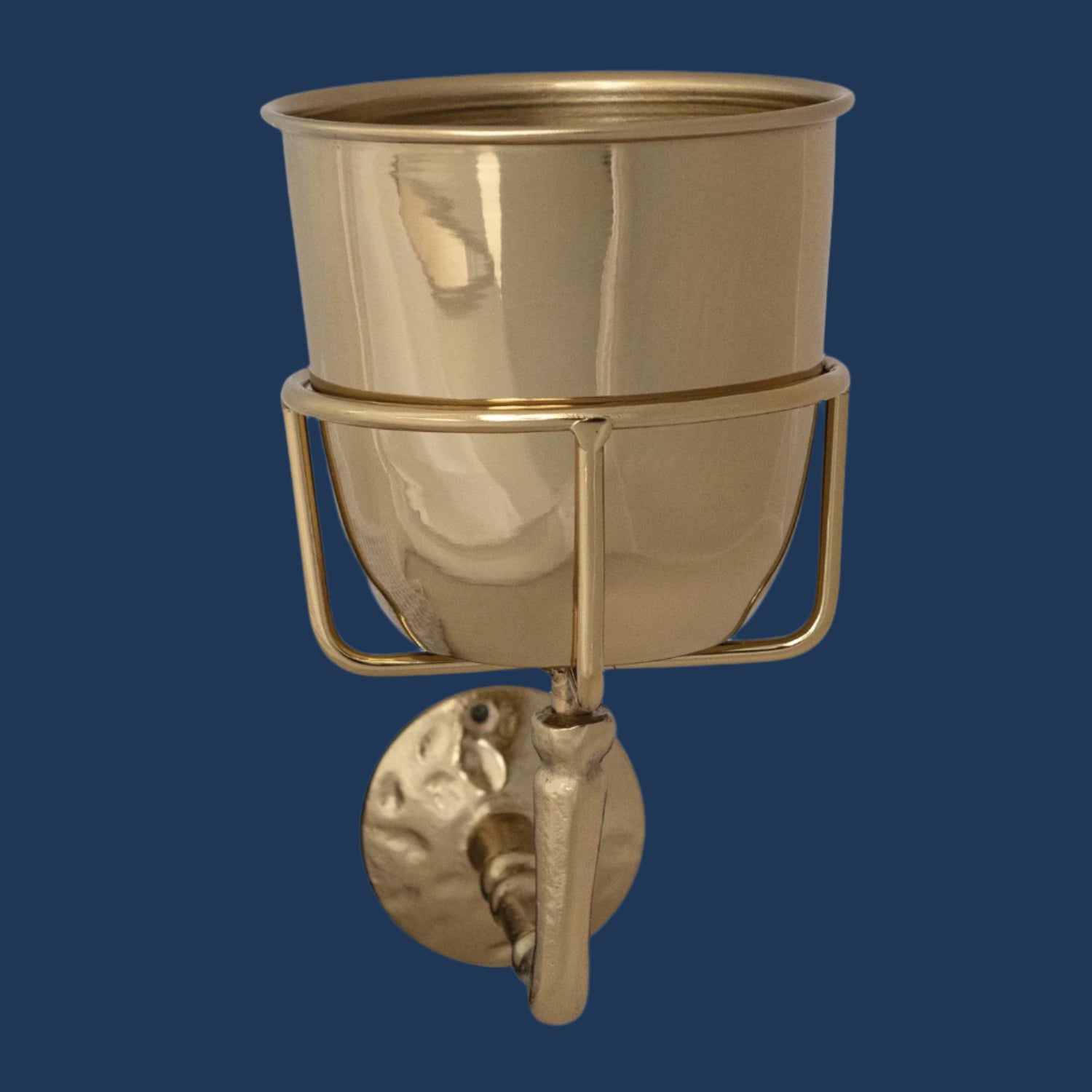 Stainless Steel and Aluminum Wall Bracket with Container