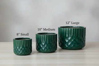 Lightweight Indoor/Outdoor Teal Planter, 3 Size Options