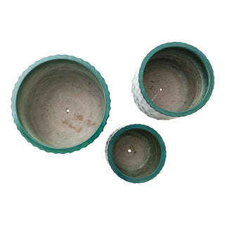 Lightweight Indoor/Outdoor Teal Planter, 3 Size Options