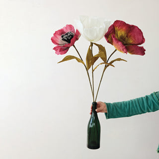 Paper Flower Pick, 2 Color Options