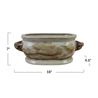 Vintage Reproduction Landscape Planter