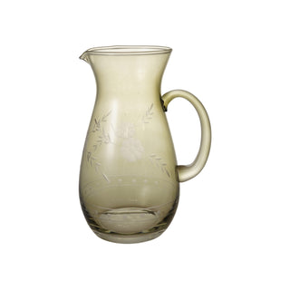 Green Etched Botanicals Kitchenware, 2 Style Options