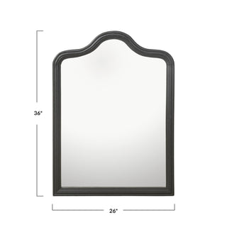 Pre Order Hand-Carved Mango Wood Framed Arched Wall Mirror