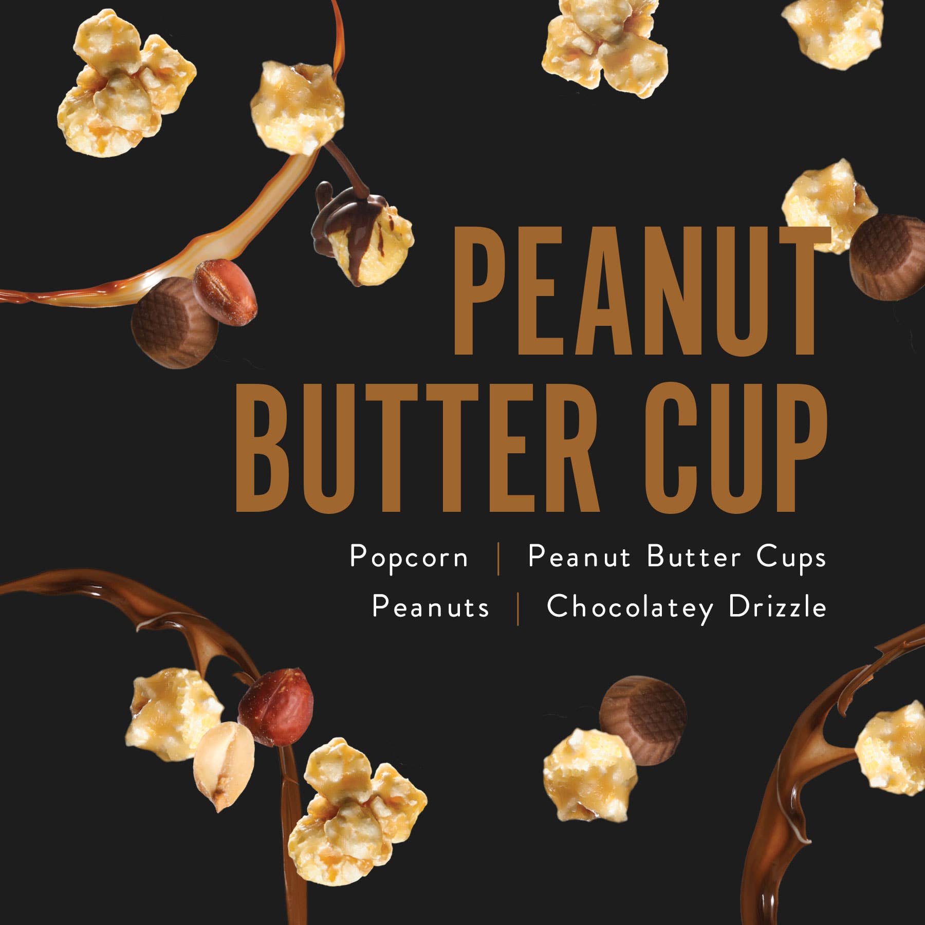 Peanut Butter Cup | Chocolate Popcorn | 5-ounce Bags