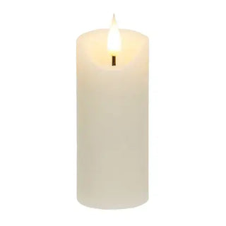 Ivory Blow Out Timer Pillar - 2.25" x 5"